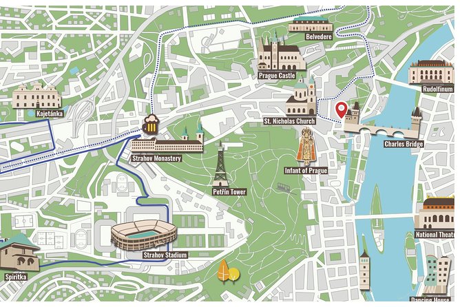 1.5h Small Group Segway Tour & Free Taxi Transfer ️with PragueWay - Strahov Monastery: the hilltop classic with library-and-museum energy