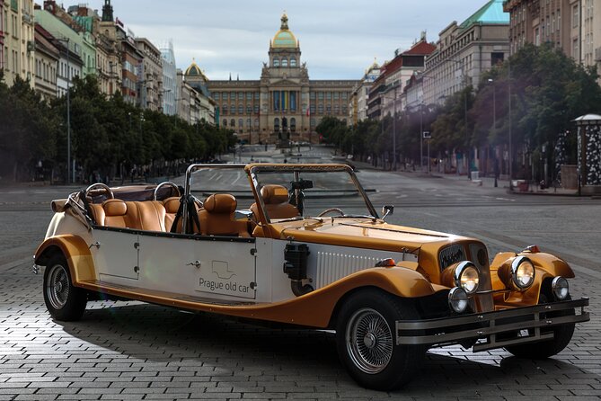 1 hour Old timer Convertible Prague Sightseeing Tour - Old-Car Comfort: What 1 Hour in an Open-Top Ride Really Means