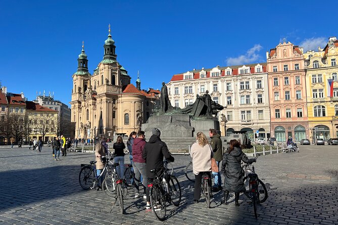 3-hour Complete Prague Bike Tour - Obecní dům and the Powder Tower: where city defenses used to be