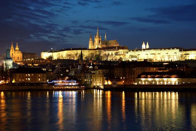 3-hour Prague by Night Walking Tour - National Theatre to Kampa Park: symbols, statues, and the Vltava at night