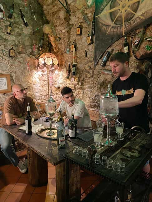 Absinthe Tasting Prague: Historic Cellar Experience - Inside the Green Devils Absinthe Bar’s Historic Cellar