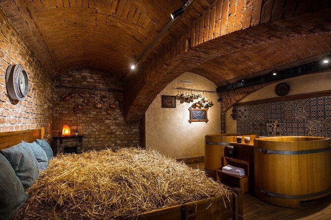 Beer bath Spa for 2 people/ 1 tub - 1,5 hour Activity in Prague - Where the Spa Is, and How to Fit It Into Your Prague Day