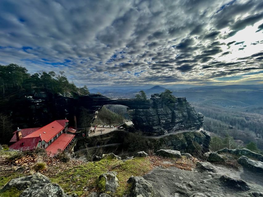 Bohemia & Saxon Switzerland Winter Day Tour from Prague - Bastei Bridge on the German Side: Views Over the Elbe Valley