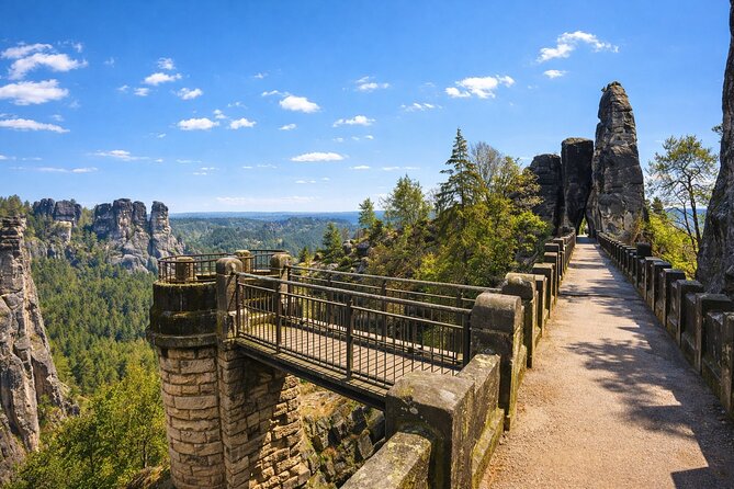 Bohemian and Saxon Switzerland All inclusive trip - Fantasy Tour - Stop 1: Bastei Bridge and the Elbe River Canyon payoff