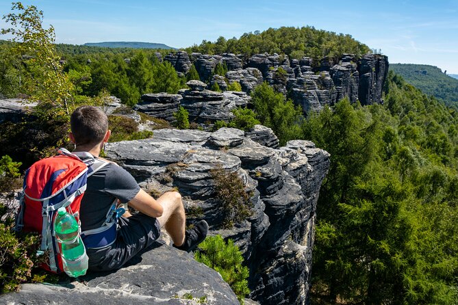 Bohemian Switzerland From Prague with Brewery Tour & Beer Tasting - Stop 2: Tisa Rocks and the easy hike that still hits hard