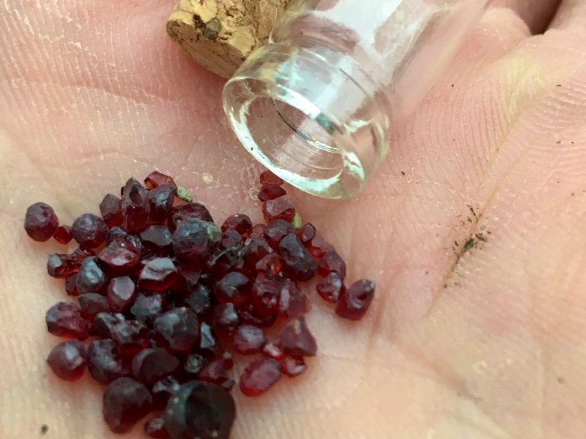 Bohemian Uplands: Garnet panning, Farm & Local Lunch&Beer - Castles, lookouts, and the St. Peter and Paul rotunda