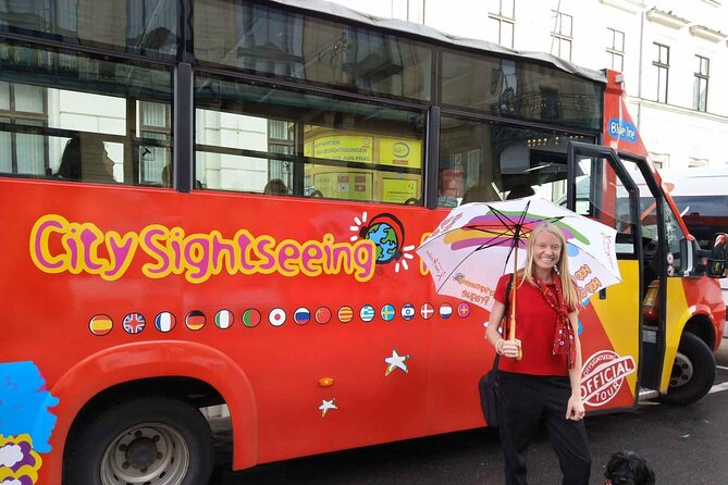 City Sightseeing Prague Hop-On Hop-Off Bus Tour & optional Boat Tour - Blue Route: From Republic Square to Castle Views and River Bank