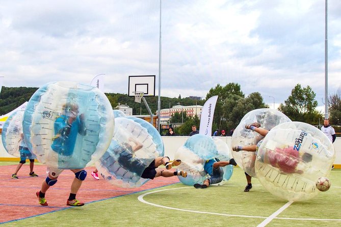 Crazy Bubbles - Bubble Football & Other Activities - What you actually play: bubble soccer plus other action games