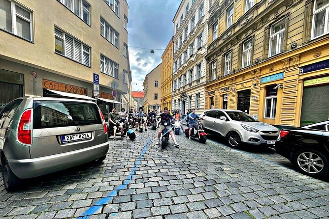 Create your own route on eScooter and enjoy Prague on wheels! - Republic Square, Powder Gate, and the panoramic snack moment