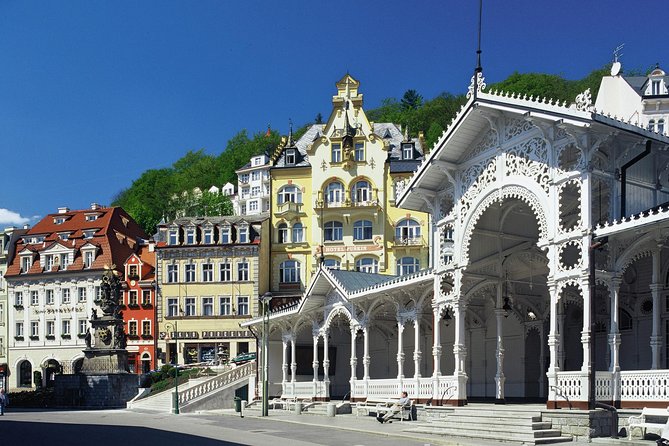 Czech Spas of Karlovy Vary and Marianske Lazne from Prague - Marianske Lazne: Cross Spring colonnade and the calmer spa vibe