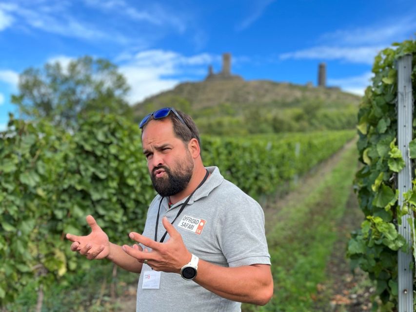 Czech Vineyards and Wine Tasting 4WD Tour with Lunch - The castles and cemetery stop: gothic sights with unexpected mood