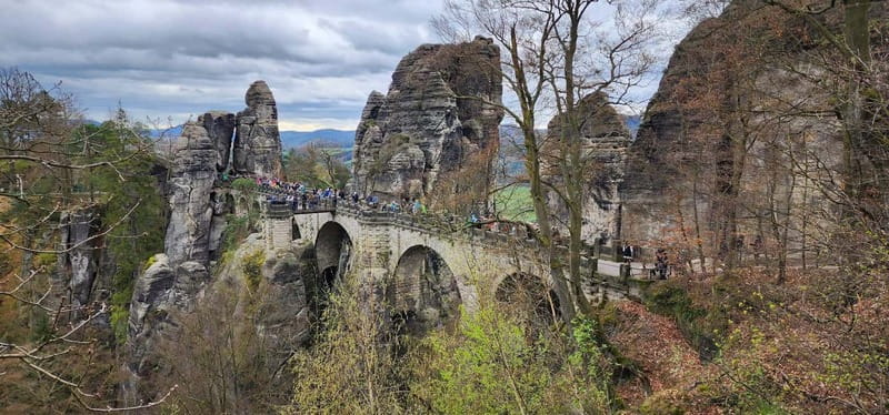 Day trip from Prague to Bohemian and Saxon Switzerland - Pravčická Brána: hiking into Europe’s largest natural arch