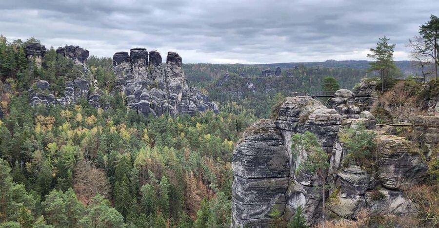 Day trip from Prague to Bohemian and Saxon Switzerland - Falcon’s Nest and the viewpoint that makes the climb worth it