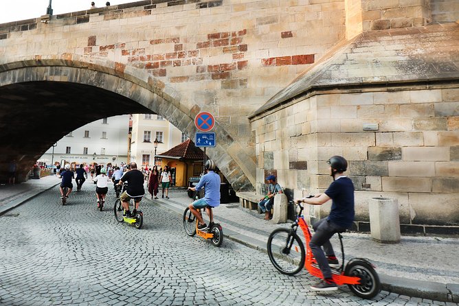 E-Bike, E-Scooter Viewpoint Fun Tour - Strahov Monastery Brewery, St. Vitus outside, and the monastery-to-hill rhythm