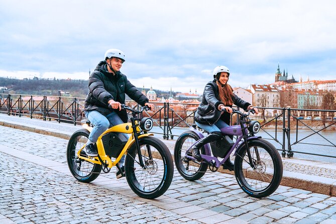 E-BIKE TOUR: 10 Must-See Landmarks & Viewpoints in Prague 1-8per. - Ministry of Industry and Trade and Straka Academy: Gothic government buildings and Parliament views