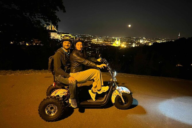 Electric Trike Night Tour in Prague - Live Guided - Letná Park and the Prague Metronome: Views Plus a Story You Didn’t Expect