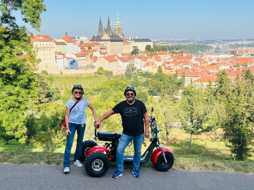 Electric Trike Sunset Prague Tour - E-trike comfort and safety: why the ride feels easier than a bike tour