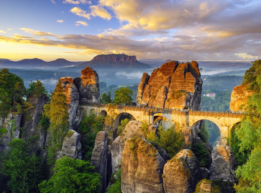 From Prague: Bastei and Dresden Small-Group Day Trip - Bastei Bridge Walk: Elbe Canyon Views and the Neurathen Ruins