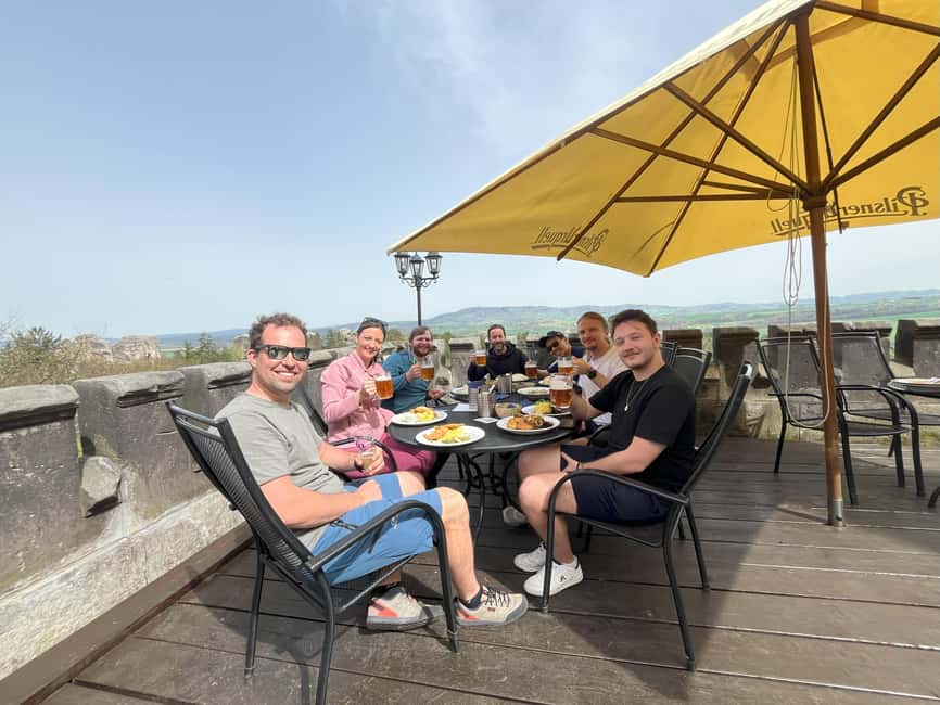 From Prague: Hike, Castle and Brewery in Bohemian Paradise - Lunch in a 14th-century castle: a break that still feels like an experience