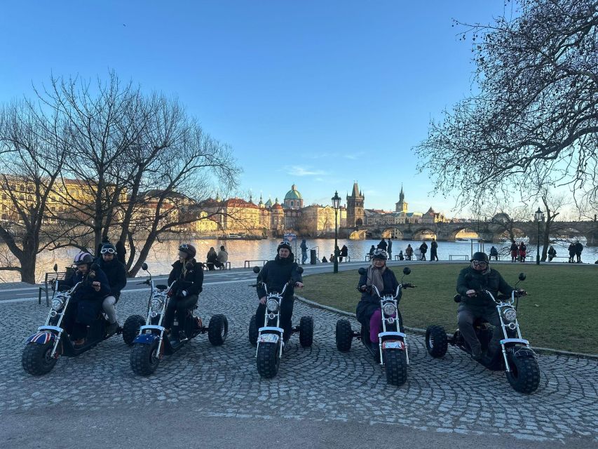 Grand City Tour on Electric Trike in Prague - Live Guided - Outside Stops: Franz Kafka Museum and Rudolfinum for Context