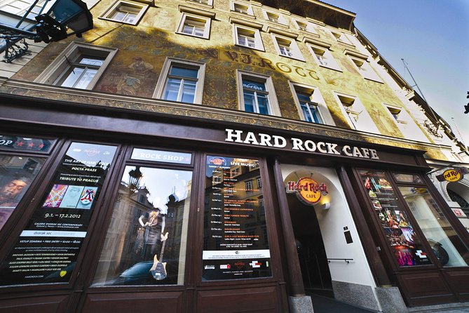 Hard Rock Cafe Prague with Set Lunch or Dinner - The Rock Memorabilia Walk You Don’t Have to Rush Through