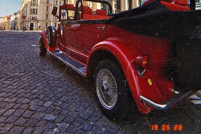 Karlstejn Castle in Vintage Convertible Car - Price and Value: When $677.02 Makes Sense