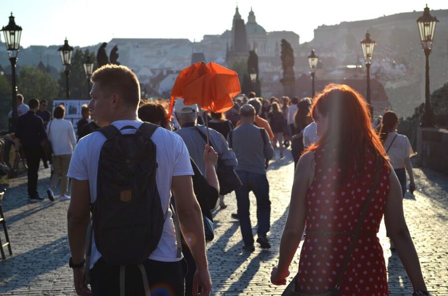 Panoramic Views of Prague Evening Walking Tour - Charles Bridge at Night: The Prague Castle View You Came For