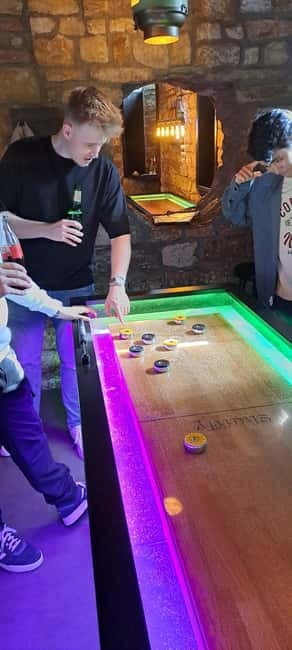 Ping pong or shuffleboard for up to 6 players - Crew Bar Prague Location: Why Central Matters for an Evening Plan