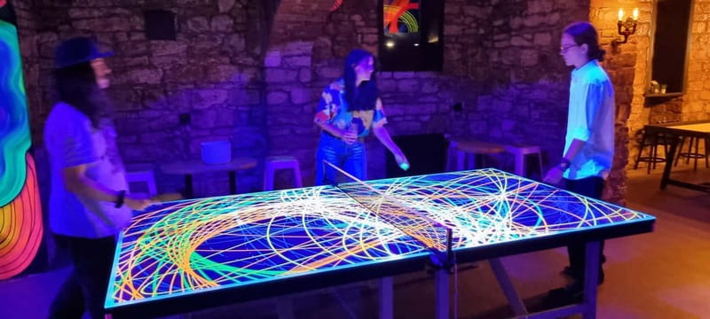 Ping pong or shuffleboard for up to 6 players - The Short Version: Should You Book Crew Bar Prague?