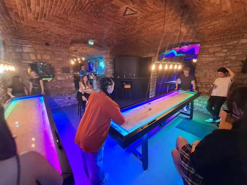 Ping pong or shuffleboard for up to 6 players - UV Ping Pong vs Shuffleboard: Pick Your Type of Fun