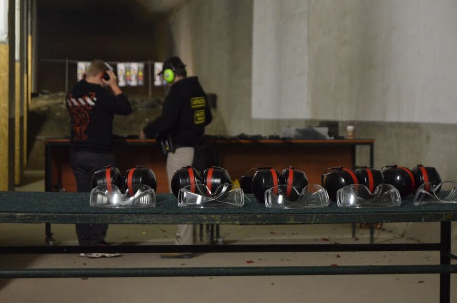 Prague: 1.5-Hour AK47 Shooting Range Experience - Entering the Prague AK47 range at Shooting Range CZ