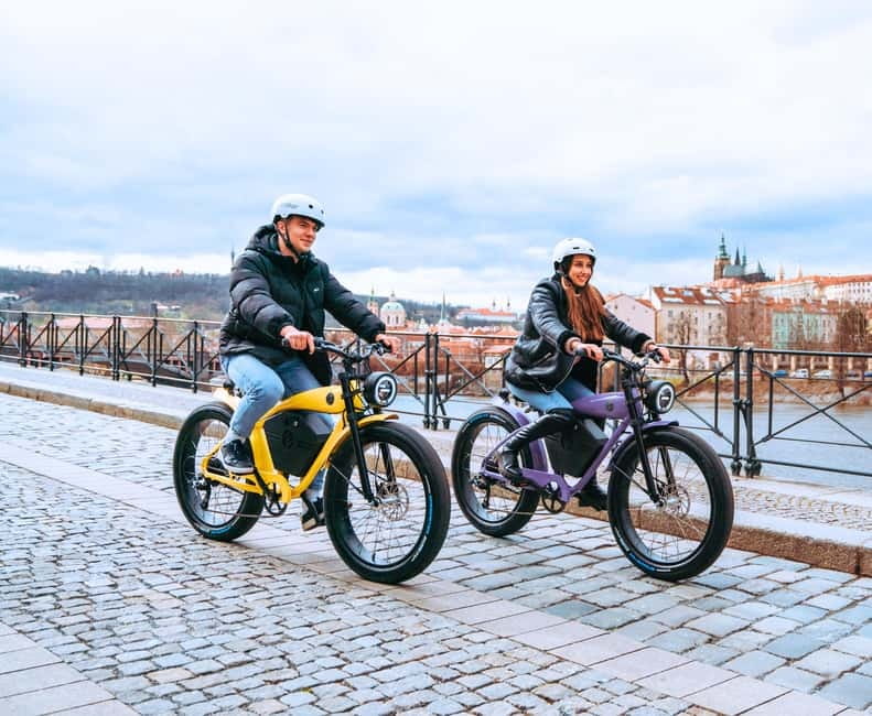 Prague: 10 Must-See Landmarks & Viewpoints on E-Bike Tour - Letná Park viewpoints: the Giant Metronome and hilltop break