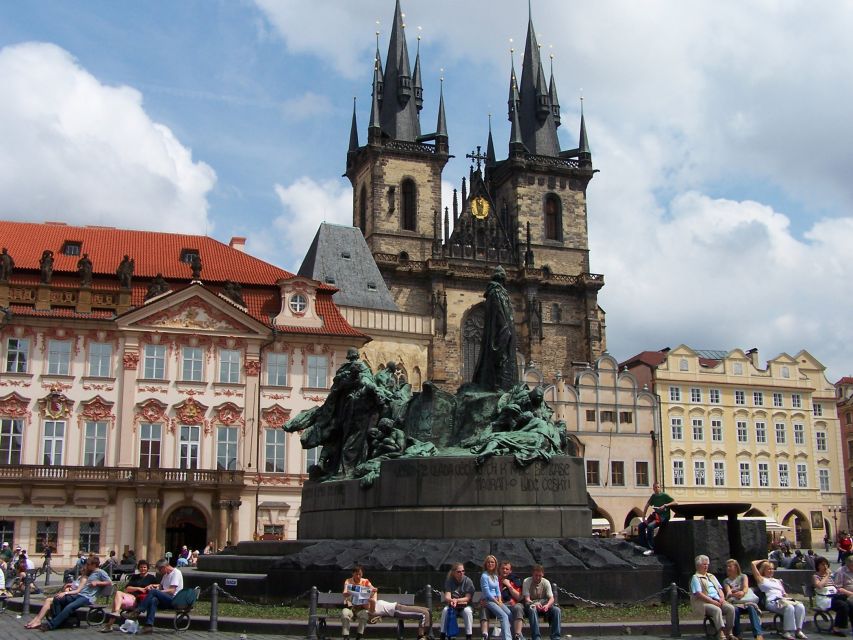 Prague: 2-Hour Old Town and Jewish Ghetto Walking Tour - Old Town Square stops: Jan Hus and the Astronomical Clock