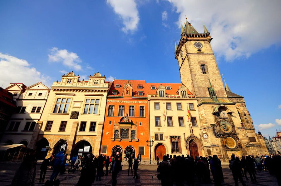 Prague: 2 hours city tour + 1 hour boat cruise - The Coach Route: Opera, Wenceslas Square, and Prague’s Big City Facades