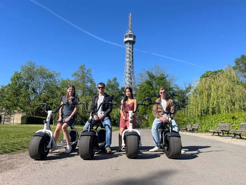 Prague: 3-Hour Fat Tire E-Scooter Tour - Strahov Monastery and Petřín Gardens: a break with views