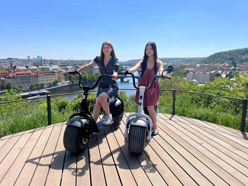 Prague: 3-Hour Fat Tire E-Scooter Tour - John Lennon Wall and Charles Bridge: classic icons, tight but effective timing