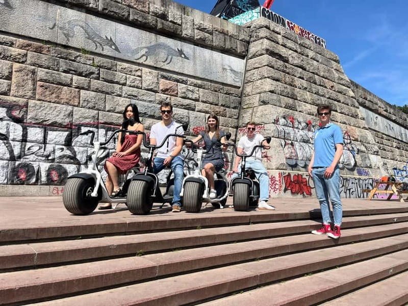 Prague: 3-Hour Fat Tire E-Scooter Tour - 3 hours, lots of stops: how the pacing actually works