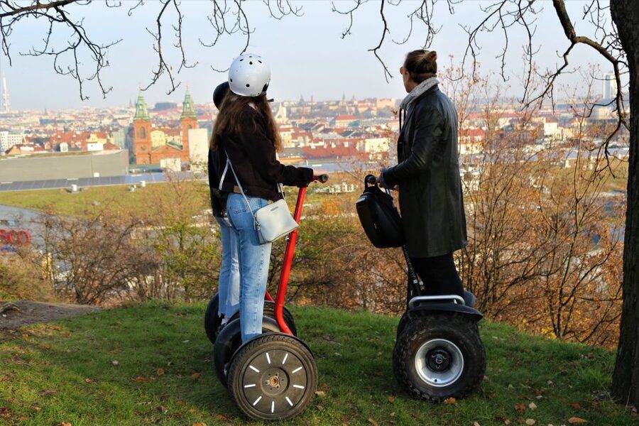 Prague: 4-Hour Segway and Scooter Tour - Meeting at Hotel Grandior and getting confident fast