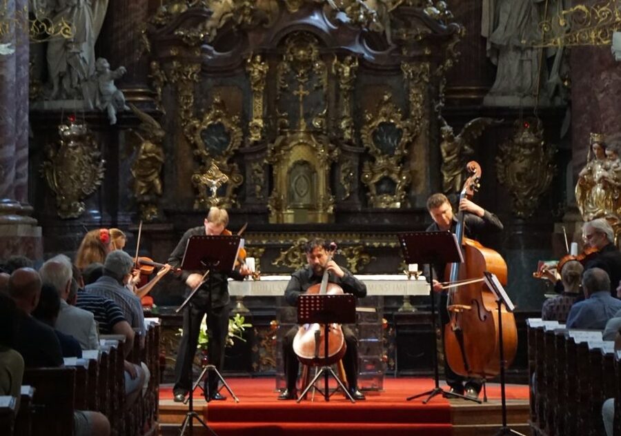 Prague: A. Vivaldi Four Seasons at St. Salvator Church - St. Salvator Church inside Klementinum: the real star of the show