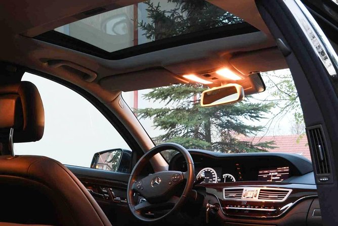Prague airport luxury transfer by a Mercedes Benz S class - Meet & Greet Inside Prague Airport: Where Your Driver Actually Waits