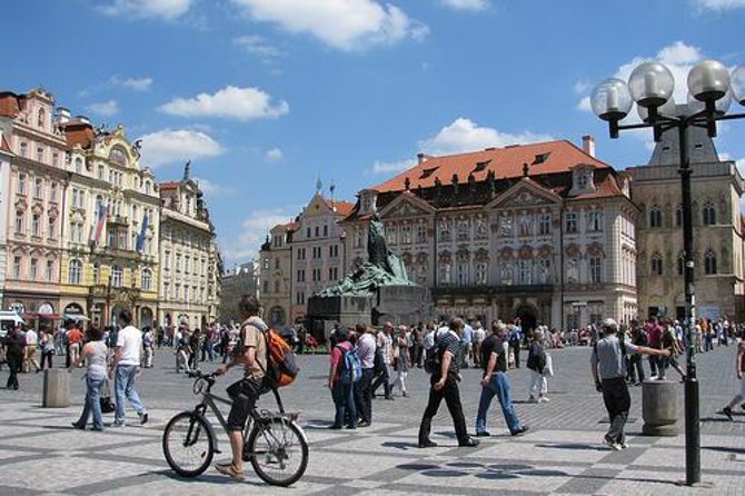 Prague Bike Tour - The Vltava River pub stop: a needed breather with local timing