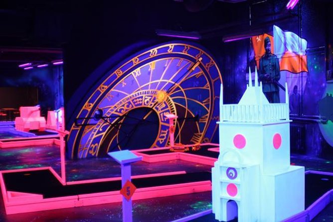 Prague Black Light Mini Golf Admission Ticket - Key Things You’ll Like Right Away