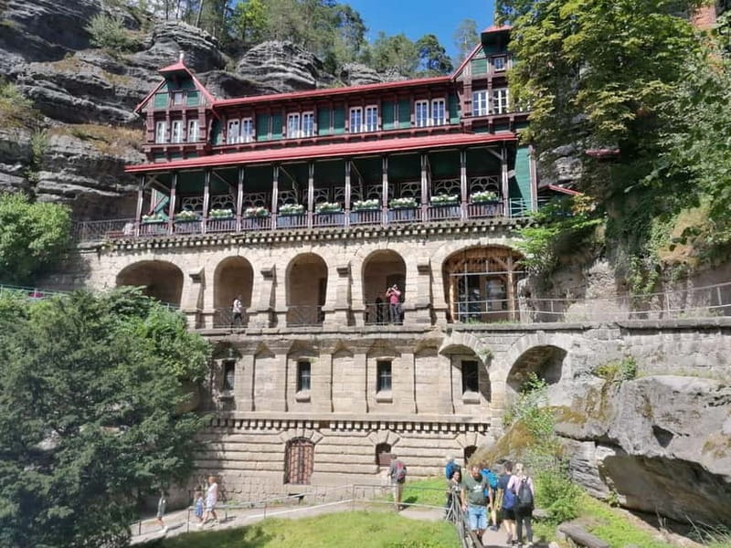 Prague: Bohemian & Saxon Switzerland Small Group Tour - Tisa Rocks Labyrinth: a fairytale rock maze walk with family-friendly energy