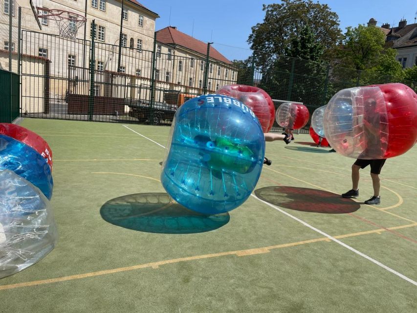 Prague: Bubbles football in city centre of Prague - Who should book, and who should skip it