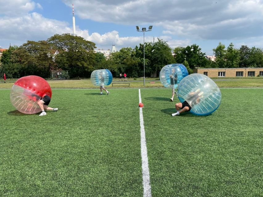 Prague: Bubbles football - Zorb Football in centrum - Bubble football in Prague centrum: what the experience feels like