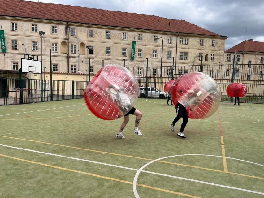 Prague: Bubbles football - Zorb Football in centrum - Your 1-hour session: bubble football plus other game formats