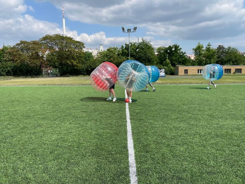 Prague: Bubbles football - Zorb Football in centrum - Price and value: is $41 for 1 hour worth it?