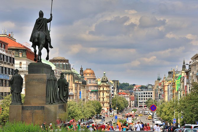 Prague: Bus Tour, Walking Tour, River Cruise and Lunch - Wenceslas Square, then Old Town and the Jewish Quarter area