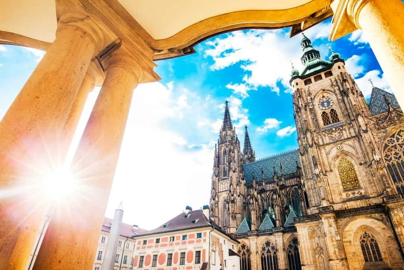 Prague Castle: 1-Hour Introduction Tour with Entry Ticket - St. Vitus Cathedral: Gothic scale plus the Last Judgment Mosaic