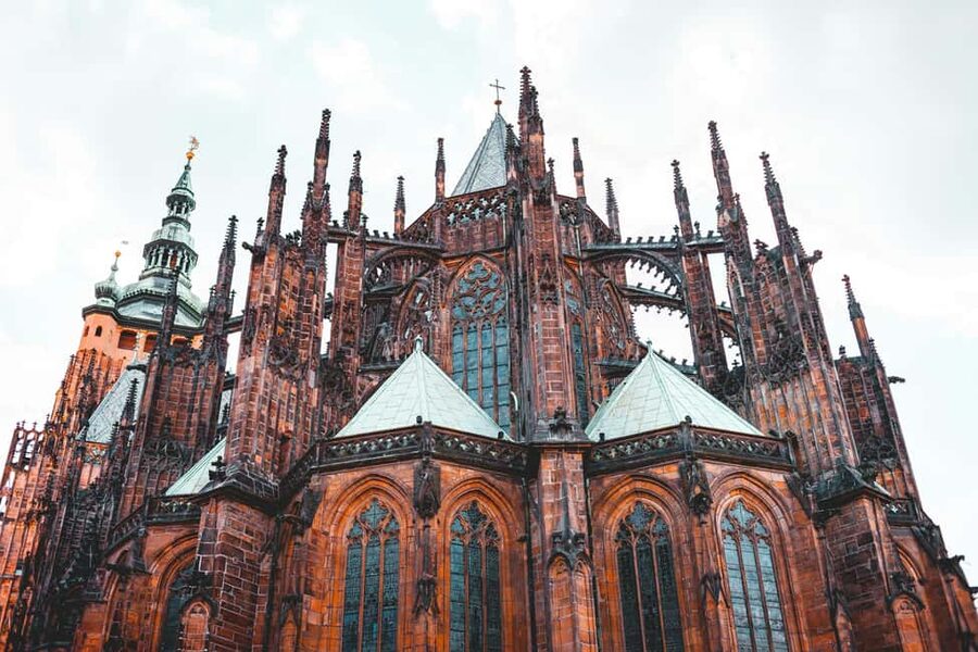 Prague Castle, St. Vitus Cathedral, Royal Palace, St. George's Basilica - Where the tour really starts: Prague Castle grounds and your first big view